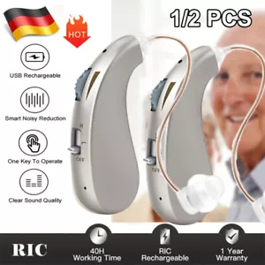 Digital Rechargeable Hearing Amplifier Hearing Aids Sound Voice Amplifier Enhancer - Picture 1 of 20