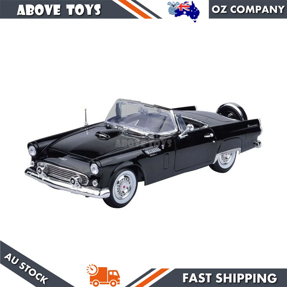 1:18 Scale 1956 Ford Thunderbird Timeless Classics Diecast Model Convertible Car - Image 1 of 1