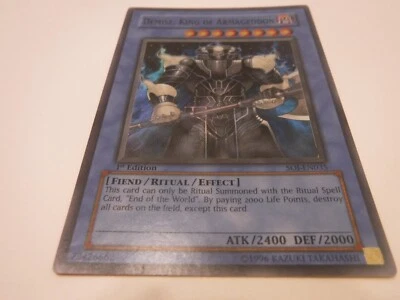 Yugioh! Demise, King of Armageddon 1st Edition SOI-EN035 - Image 1 of 2