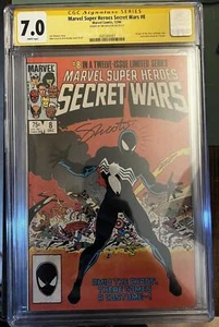 1984 MARVEL SUPER HEROES SECRET WARS #8 CGC SS 7.0 SIGNED BY SHOOTER VENOM KEY - Picture 1 of 3