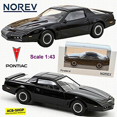 Pontiac Firebird TransAm 1982 KITT Serie TV Knight Rider 1:43 Norev 930000 - Immagine 1 di 3