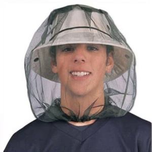 Midge-Mosquito Insect Hat Bug Mesh Head Net Face Protector Camping Travel USS - Picture 1 of 12