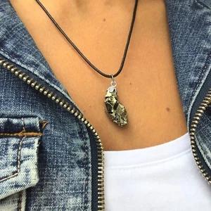 Collar Pirita en Bruto Plata - Imagen 1 de 3