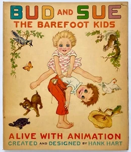 BUD AND SUE The Barefoot Kids - Hank Hart Animated Book Company - Picture 1 of 4