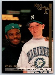 1995 Megacards Wish List KEN GRIFFEY JR #3 Mariners "Making Dreams Come True"