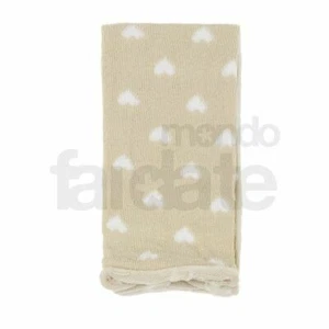 Tubolare a cuori Beige e Bianco - Imagen 1 de 1
