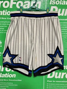 90s Champion Orlando Magic Authentic Game Worn Shorts 40 +2 +2 Shaq Penny - Picture 1 of 7