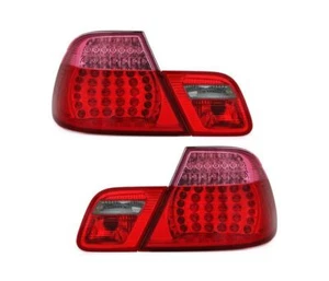 BMW 3 SERIES E46 1999-2003 COUPE RED VT399 SET REAR LIGHTS TAIL LED - Picture 1 of 4