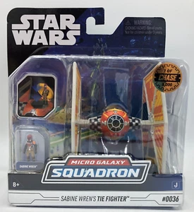 Star Wars Micro Galaxy Squadron SABINE WREN'S TIE FIGHTER™ Serie 2 CHASE #0036 - Imagen 1 de 9