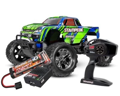 Traxxas Stampede RTR HD grün mit Akku und USB-C Ladegerät TRX36254-8-GRN  - Bild 1 von 4