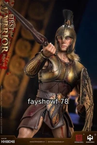 Troy HHMODEL Greek First Warrior 1/6 Figure Movable Model Bloody Battle Version - Picture 1 of 12