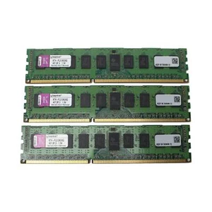 Kingston 6 GB (3x2GB) DDR3-1333 reg PC3-10600R KTH-PL313K3/6G   #324938 - Bild 1 von 2