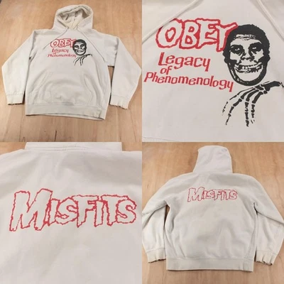 2017 OBEY x MISFITS FIEND CLUB Legacy of Phenomenology sudadera con capucha pequeña Foto 1 de 4