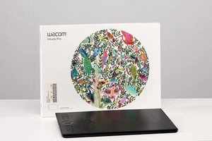 Wacom Intuos Pro Medium Grafiktablett - Schwarz - Top!!! - Zdjęcie 1 z 2