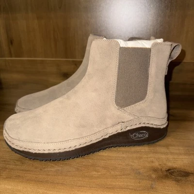 Chaco Paonia Chelsea Ankle Boots Womens Size 5 EU 36 Brown Suede Leather NWOB - Image 1 of 4