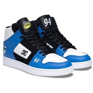 DC Shoes Para Hombre Manteca 4 Lx Negro/Azul/Blanco Zapatillas altas (XSKG) - Imagen 1 de 8