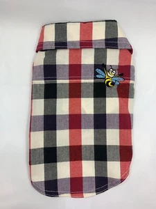 DoggyDolly Smart Checked Dog Shirt, Dog T-shirt, Dog Clothes, Dog Costume - Picture 1 of 3