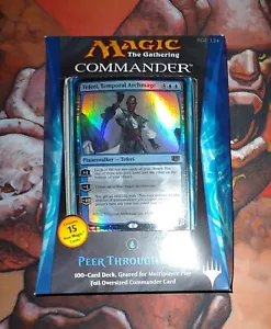 Mazo Commander 2014 Precon Peer Through Time INGLÉS NUEVO/SELLADO 100 Cartas Teferi - Imagen 1 de 2