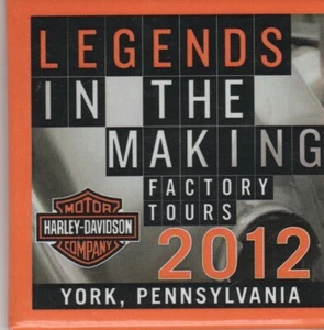 SPORTS PIN (2012) HARLEY DAVIDSON Motor Cycles Legends In Making Tour York PA - Picture 1 of 1