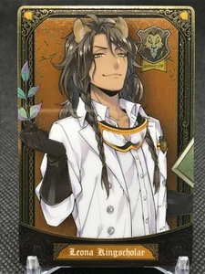 Leona Kingscholar Twisted-Wonderland Disney Wafer Card BANDAI JAPAN TCG No.06 - Picture 1 of 12