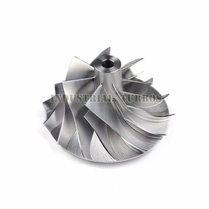 ▄▀▄▀ 08-10 Ford Powerstroke 6.4 High Pressure Side Turbo Billet Compressor Wheel - Bild 1 von 4