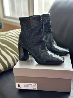 Franco Sarto Harmond Botines Texturizado Charol Imitación Cuero Talla 8M Foto 1 de 4