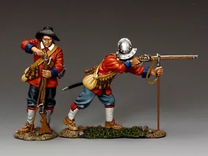 Mosquetero de tiro y mosquetero de carga PnM-S04 de King & Country - Imagen 1 de 2
