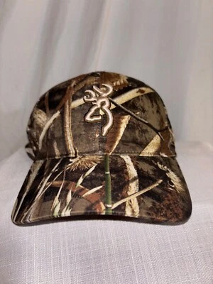 Browning Camo Duck Hunting Hat Brown Hunting NEW NWOT Lightweight Breathable - Image 1 of 4
