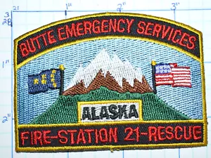 ALASKA, BUTTE EMERGENCY SERVICES FIRE STATION 21 RESCUE PATCH - Picture 1 of 2