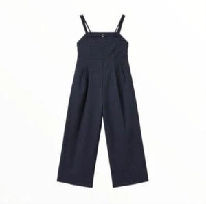 NWT ZARA Girls 10 Pinstripe Corset Jumpsuit - Picture 1 of 12