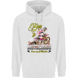 Born to Motocross Dirt Bike Childrens Kids Hoodie - Picture 1 of 3