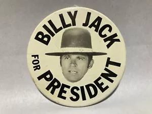 70er Jahre Billy Jack für President 2,25" Pinback Button - Bild 1 von 3