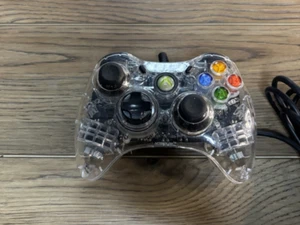 Afterglow Xbox 360 AX.1 Wired Clear Controller Model PL-3602 - Picture 1 of 7