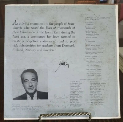 VICTOR BORGE The Legend Private Press THANKS TO SCANDINAVIA 1963 Original Lp  - Image 1 of 4