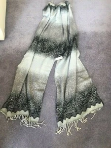 New RJR John Rocha, Lace Print Wrap, Grey. Debenhams - Picture 1 of 11