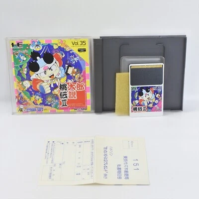 PC Engine Hu PEACH BOY DENSETSU II 2 Momotaro GOOD 2378 pe - Image 1 of 4