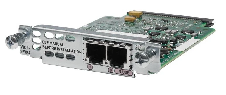 CISCO VIC2-2FXO Module Voice & Fax Interface Card 73-12977-01 - Image 1 of 1