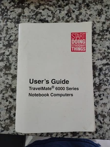 Travelmate 6000 Series Notebook Computer User Guide - Afbeelding 1 van 6