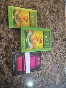 The Psychic Tarot for the Heart Oracle Deck: A 65-Card Deck and Guidebook Open - Imagen 1 de 2