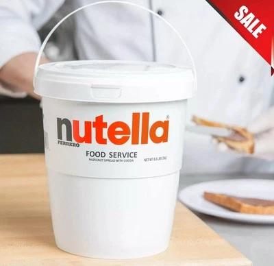 Nutella 3 kg (6.6 lb) Bucket Hazelnut Spread.  - Image 1 of 3