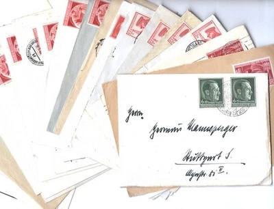 WW2 WWII German Third Reich twenty used legitimate cover - Image 1 of 4