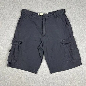 Huski Explorer Men's Utility Cargo Shorts Size M W34" Grey Hiking Adjustable - Bild 1 von 8
