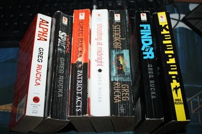 GREG RUCKA lot of 8 PB Atticus Kodiak Finder, Keeper, Smoker, Past Prime & more - Image 1 of 4