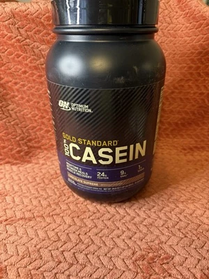 Novo ON Gold Standard 100% Caseína 1,87 Lb 25 Serv Chocolate Supreme Expira em 26/12 - Imagem 1 de 3