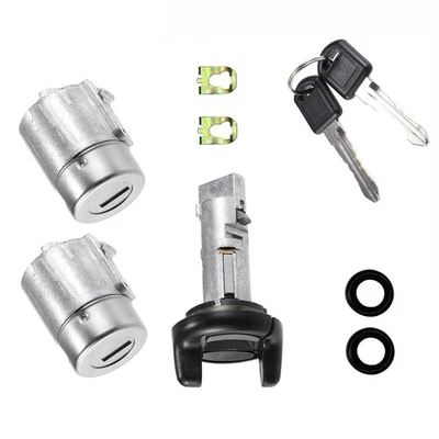 Ignition Switch & Door Lock Cylinders with Keys Fit 95-97 Chevy GMC K/C Suburban - Imagem 1 de 4
