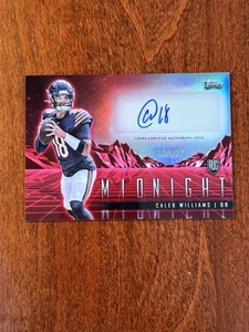 2024 Topps Midnight Caleb Williams Rookie Horizon Midnight Auto /99 - Picture 1 of 2