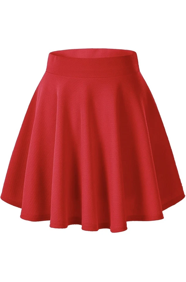Falda para mujer Urban COCO roja talla XXL básica acampanada informal plisada Foto 1 de 1