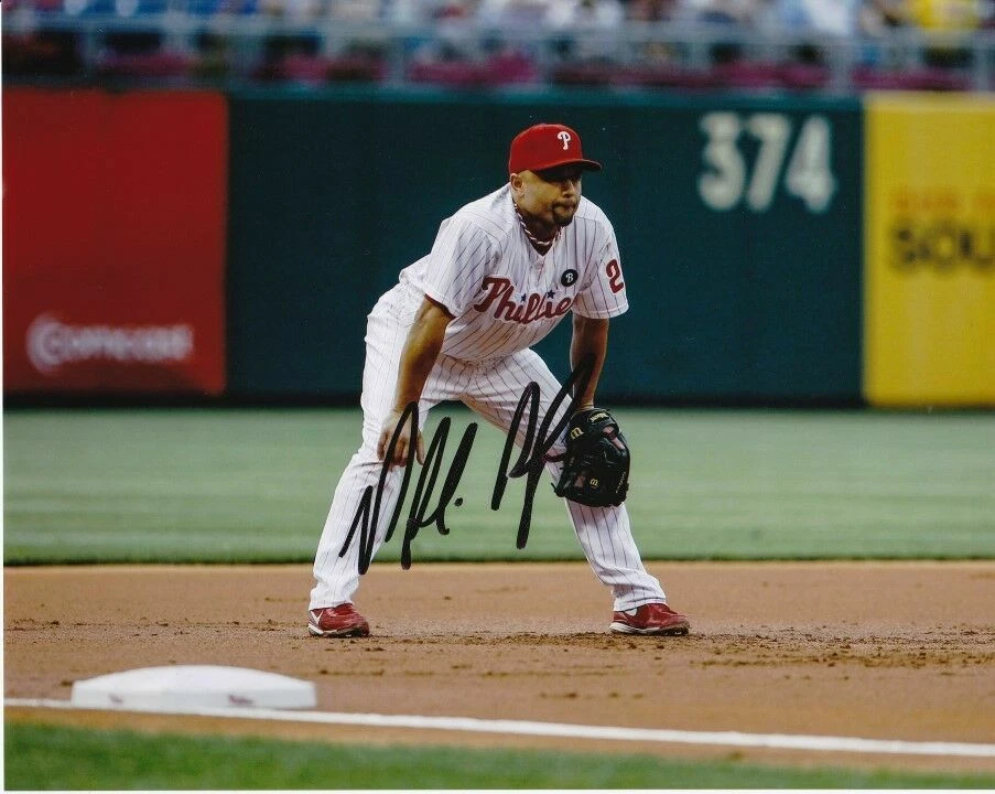 Philadelphia Phillies Placido Polanco Signed Photo 8x10 COA - Image 1 of 1