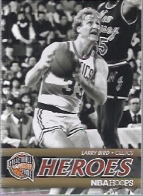 2011-12 Panini NBA Hoops Heroes #12 Larry Bird Boston Celtics NM Insert - Image 1 of 2