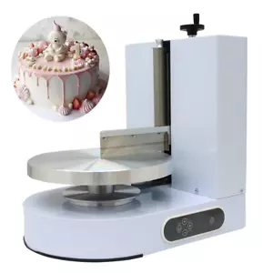 Tocadiscos nivelador de crema máquina para untar recubrimiento de pasteles 110 V para pasteles de 4-12 pulgadas - Imagen 1 de 24
